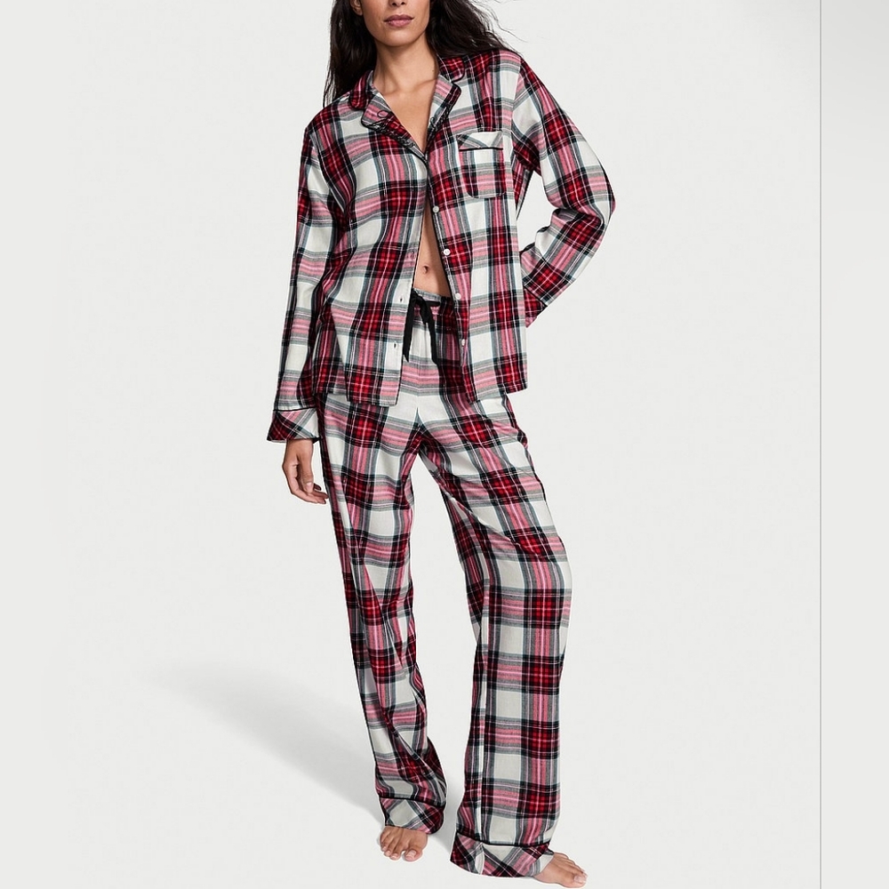 Victoria's SecretFlannel Long Pajama Set